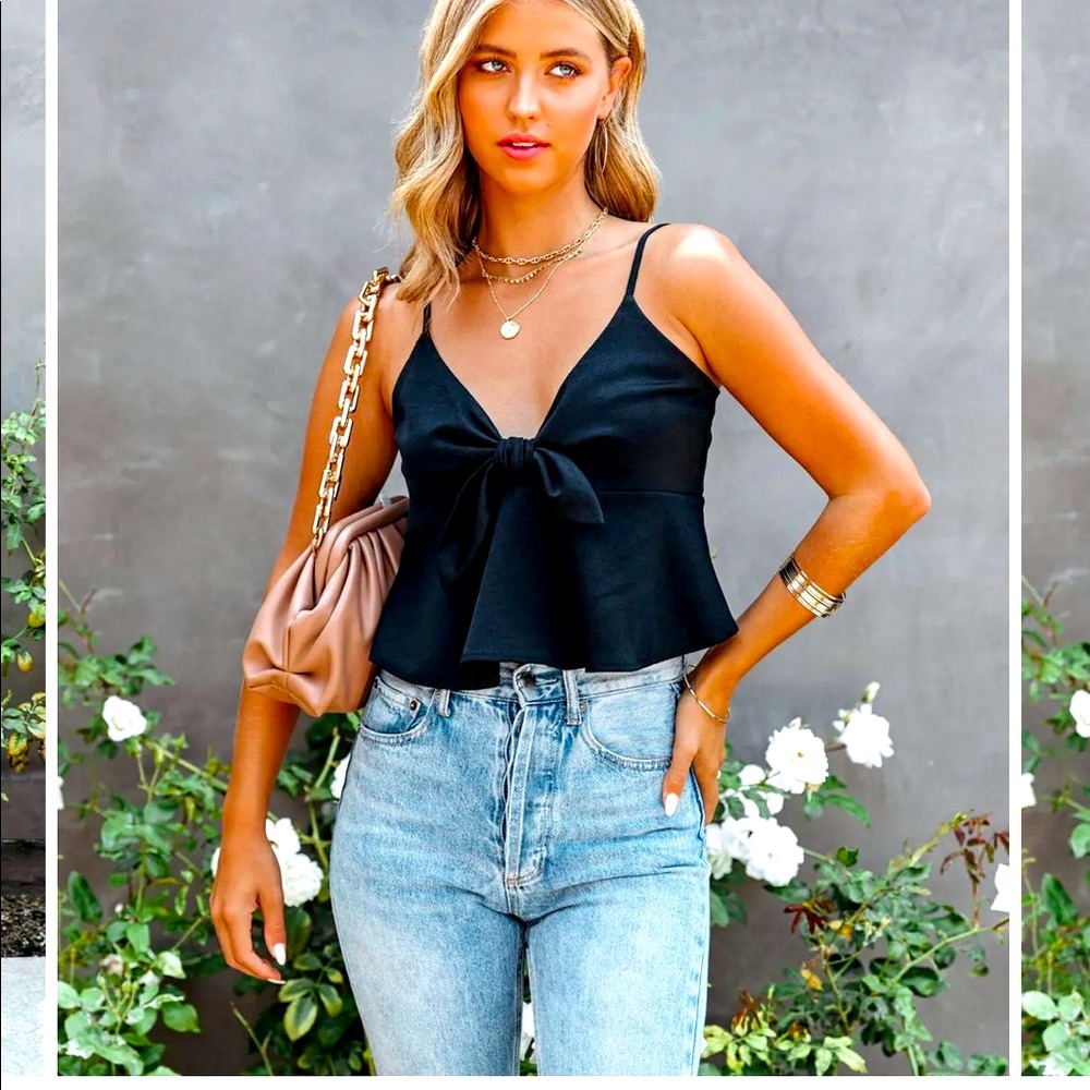 Babydoll Tank, Cropped, Satin, S, M, L - Picture 7 of 11